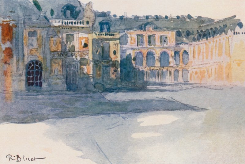 A, mármore, corte, versalhes de Rene Binet