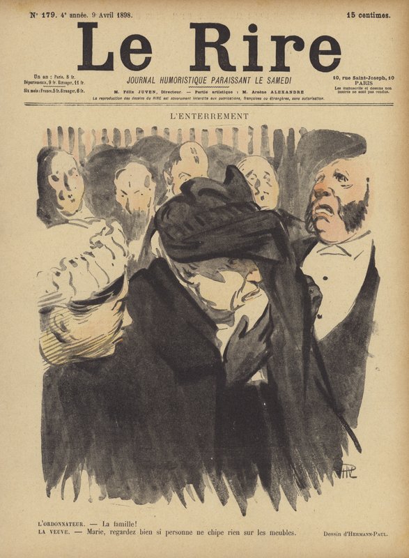 Ilustração para o riso de Rene George Hermann Paul