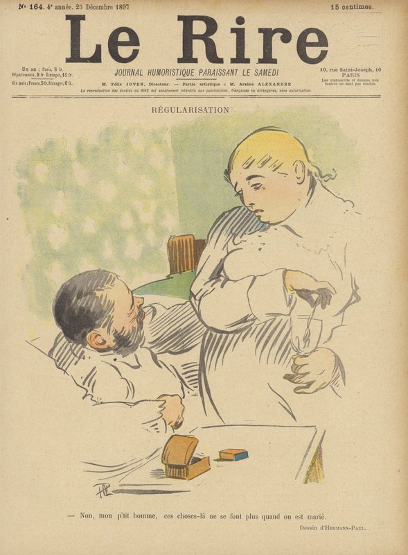 Ilustração para o riso de Rene George Hermann Paul
