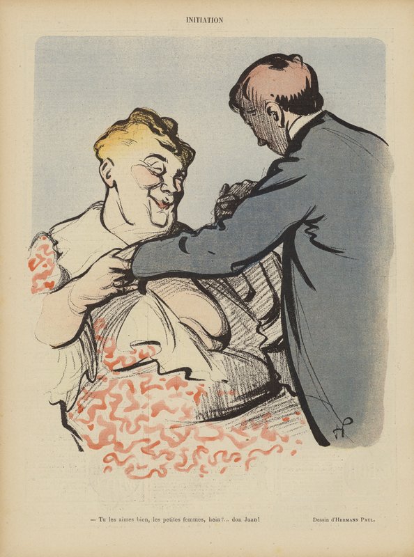 Ilustração para o riso de Rene George Hermann Paul