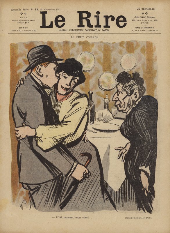 Ilustração para o riso de Rene George Hermann Paul