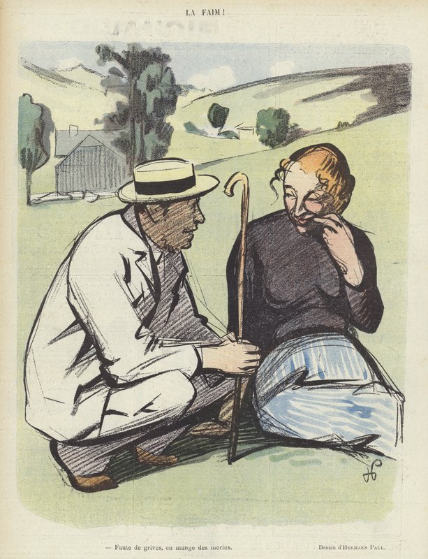 Ilustração para o riso de Rene George Hermann Paul