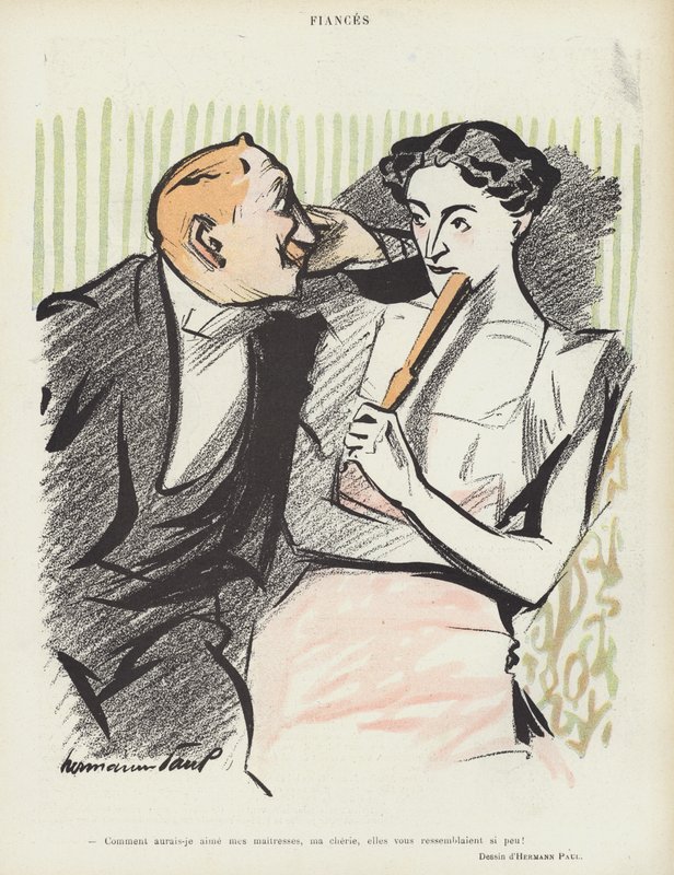 Ilustração para o riso de Rene George Hermann Paul
