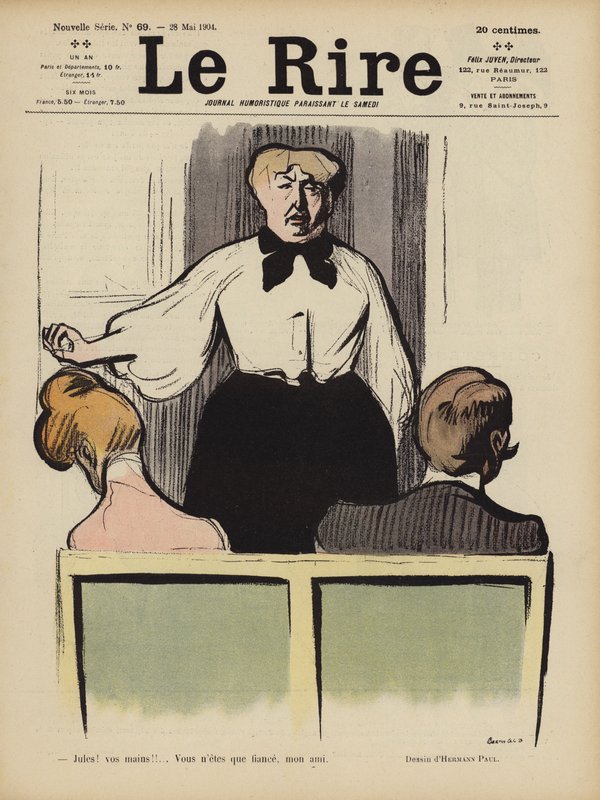 Ilustração para o riso de Rene George Hermann Paul