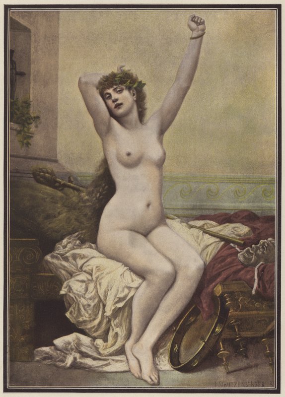 Bacanalianos (cor litho) de Rene Schutzenberger