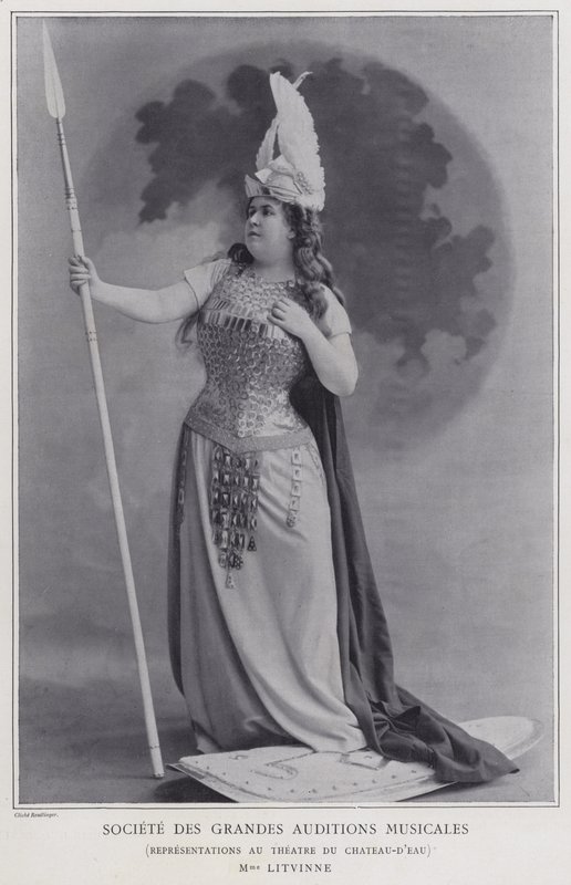 Felia Litvinne, cantora de ópera russa de Reutlinger Studio