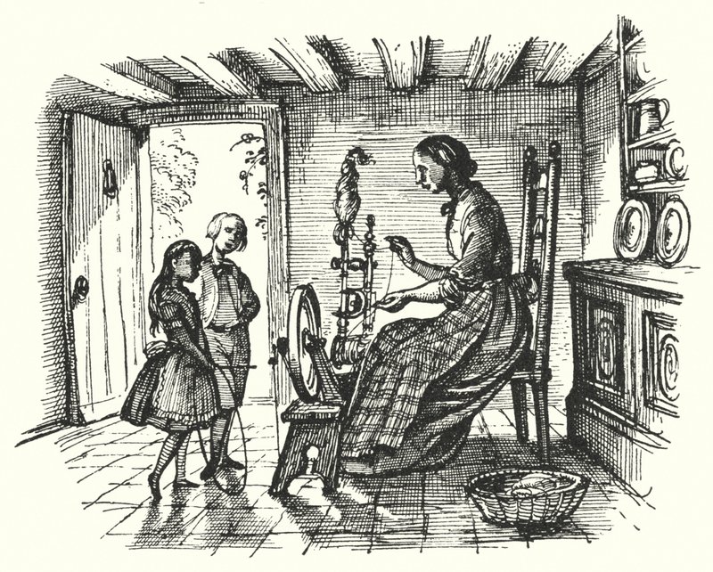 Hans Christian Andersen: O Linho (litho) de Rex (after) Whistler