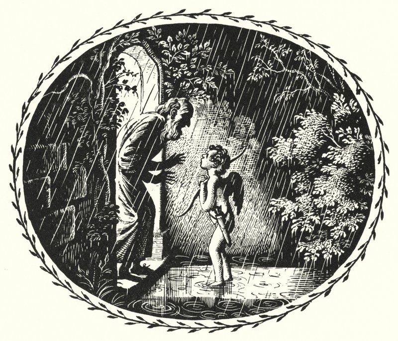 Hans Christian Andersen: O Menino Maroto (litho) de Rex (after) Whistler