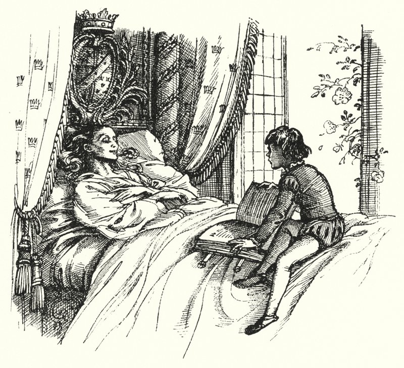 Hans Christian Andersen: A Rosa mais bela do mundo (litho) de Rex (after) Whistler
