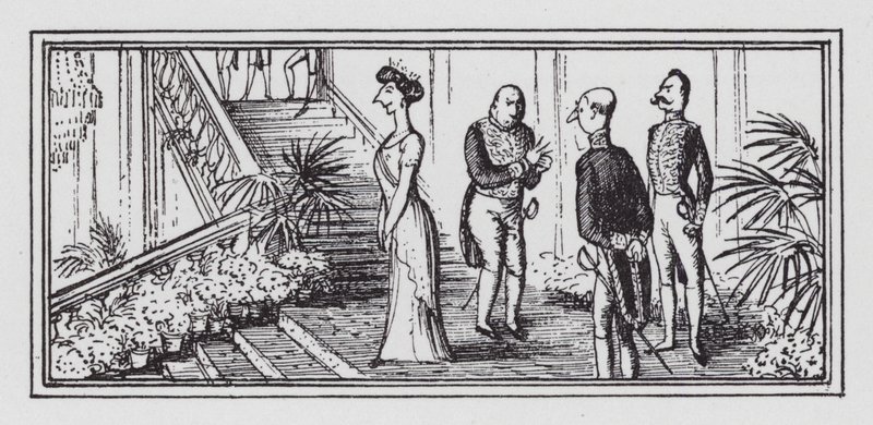 O Partido do Ministério dos Negócios Estrangeiros (litho) de Rex (after) Whistler