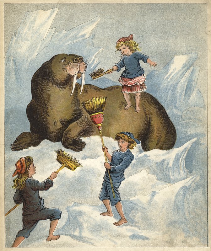 Limpar os dentes de uma morsa (cromolitro) de Richard Andre