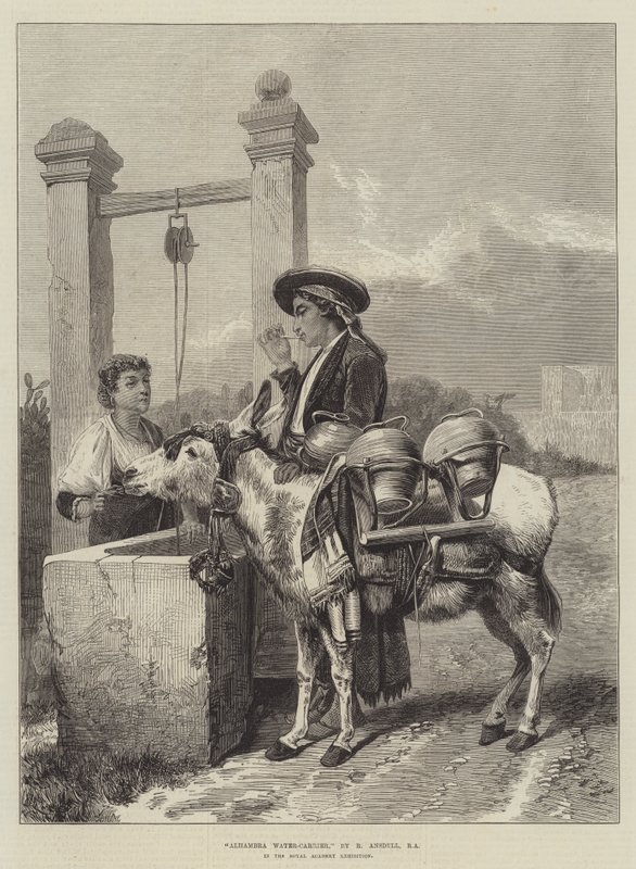 Alhambra Water-Carrier de Richard Ansdell