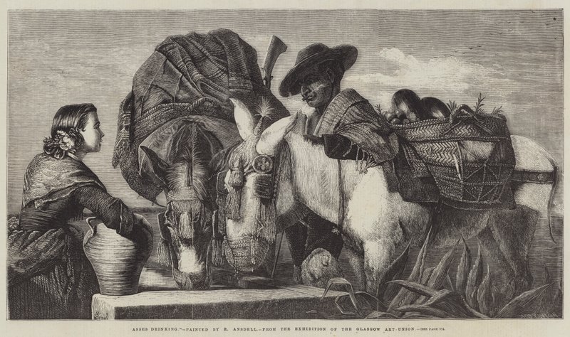Asses Beber de Richard Ansdell