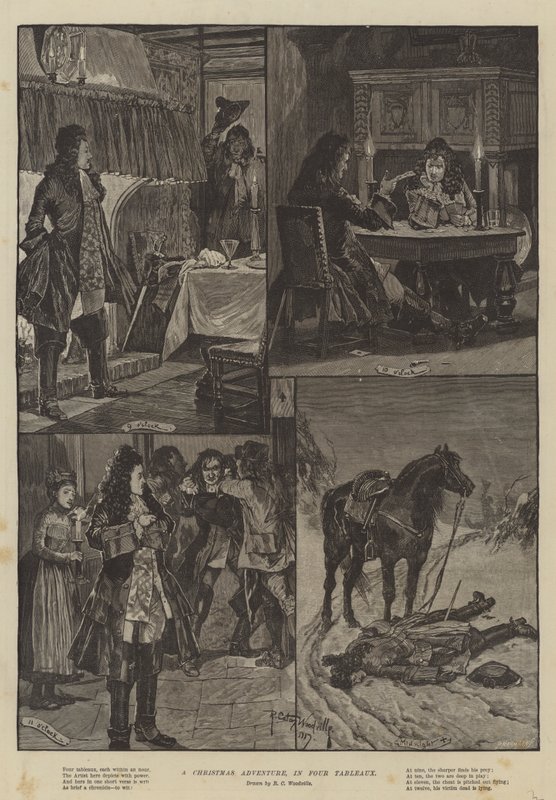 Uma aventura de Natal, em quatro tableaux de Richard Caton Woodville junior