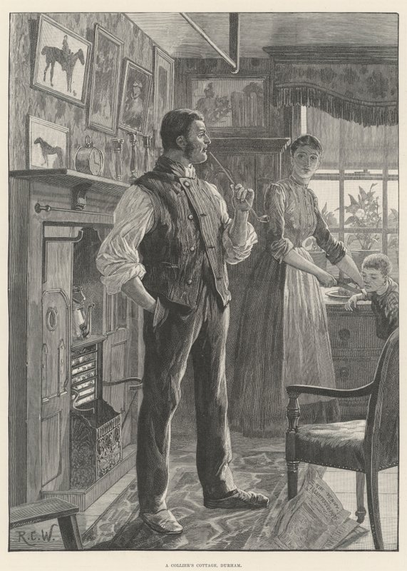 Casa De Campo De Um Collier, Durham de Richard Caton Woodville junior