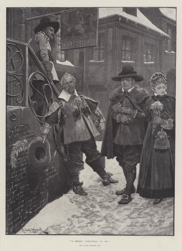 Um Feliz Natal Para Ye! de Richard Caton Woodville junior
