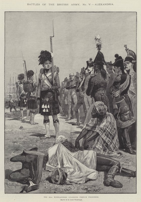 Batalhas do Exército Britânico, Alexandria de Richard Caton Woodville junior