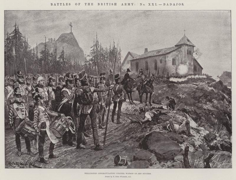 Batalhas do Exército Britânico, Badajos de Richard Caton Woodville junior