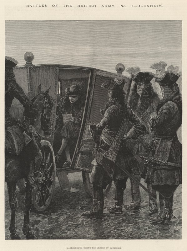 Batalhas do Exército Britânico, Blenheim de Richard Caton Woodville junior