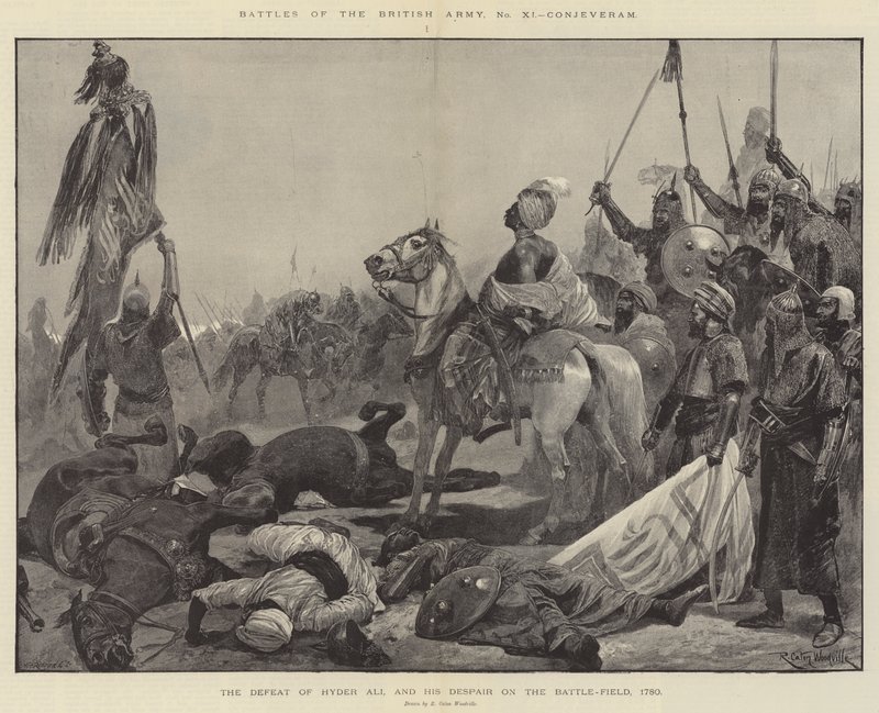 Batalhas do Exército Britânico, Conjeveram de Richard Caton Woodville junior