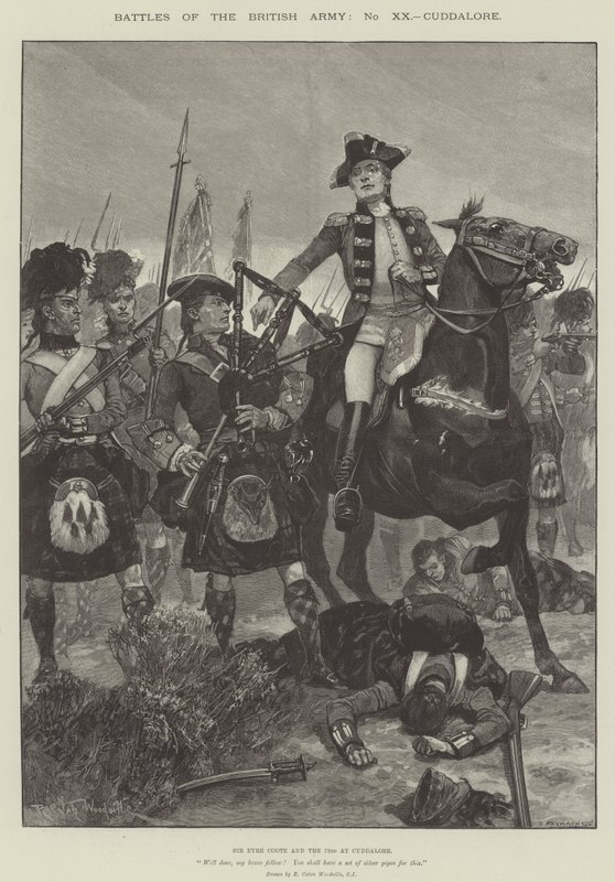 Batalhas do exército britânico, Cuddalore de Richard Caton Woodville junior