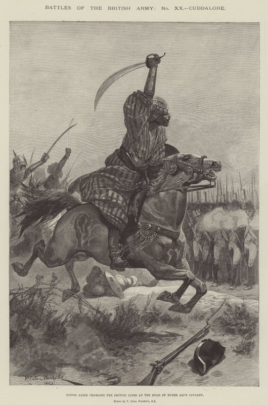 Batalhas do exército britânico, Cuddalore de Richard Caton Woodville junior