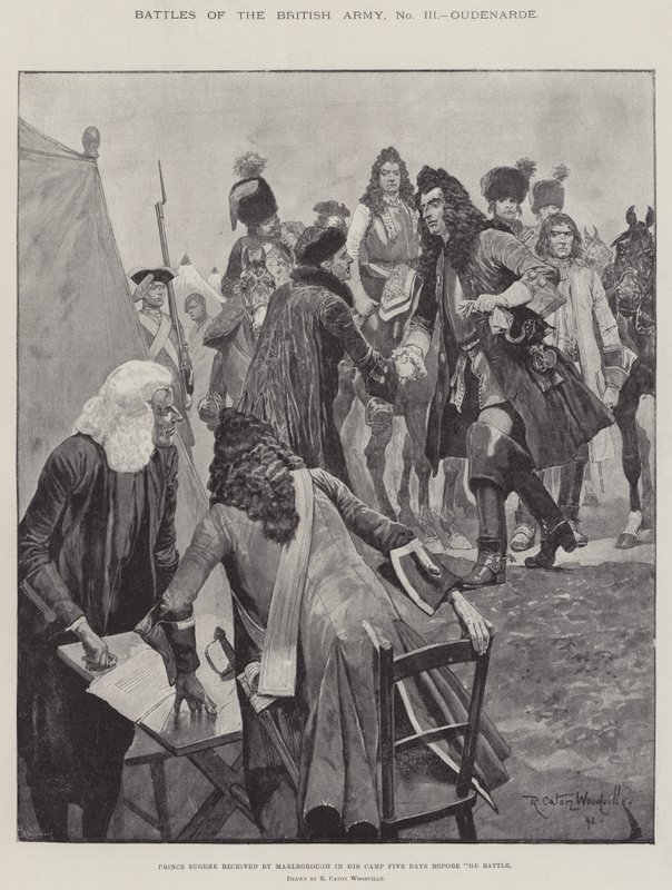 Batalhas do Exército Britânico, Oudenarde de Richard Caton Woodville junior