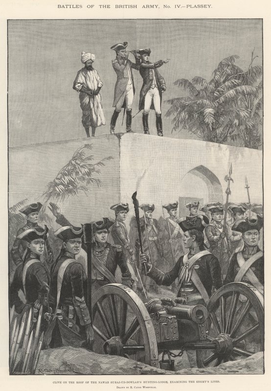 Batalhas do Exército Britânico, Plassey de Richard Caton Woodville junior