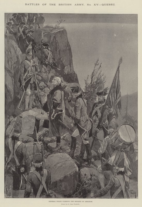 Batalhas do Exército Britânico, Quebec de Richard Caton Woodville junior