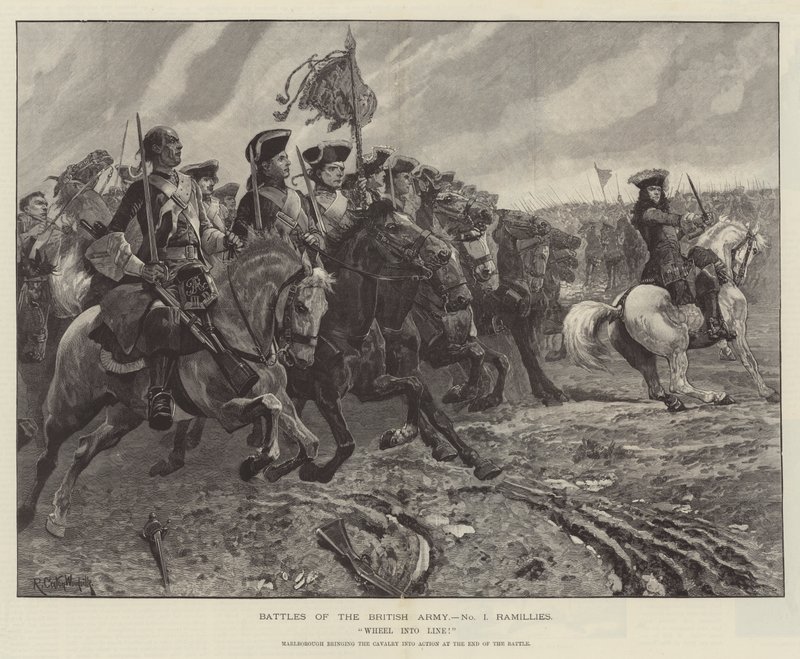 Batalhas do exército britânico, Ramillies de Richard Caton Woodville junior