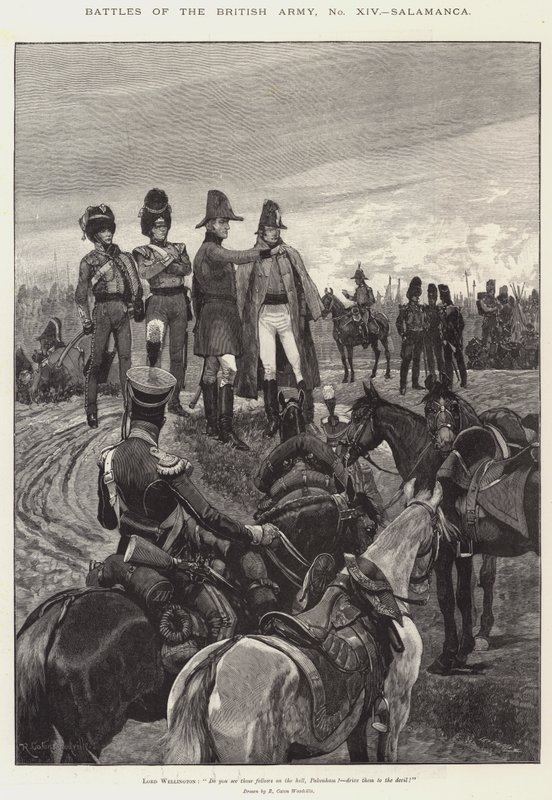 Batalhas do Exército Britânico, Salamanca de Richard Caton Woodville junior