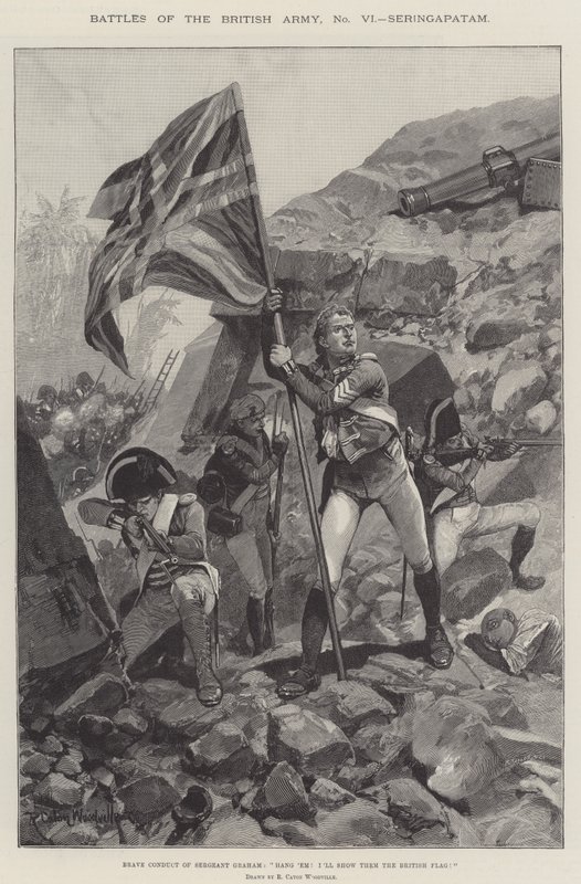 Batalhas do Exército Britânico, Seringapatam de Richard Caton Woodville junior