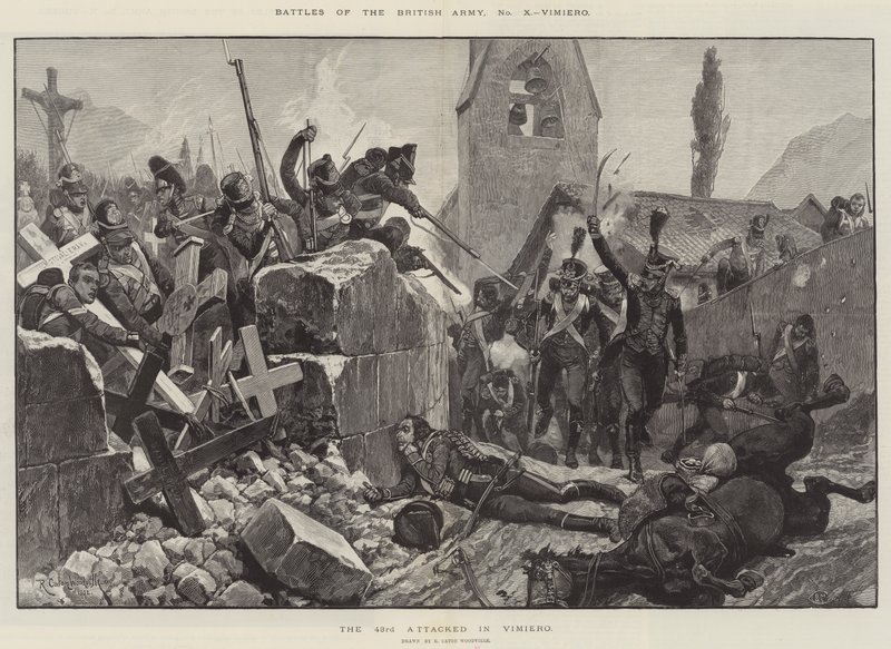 Batalhas do Exército Britânico, Vimiero de Richard Caton Woodville junior
