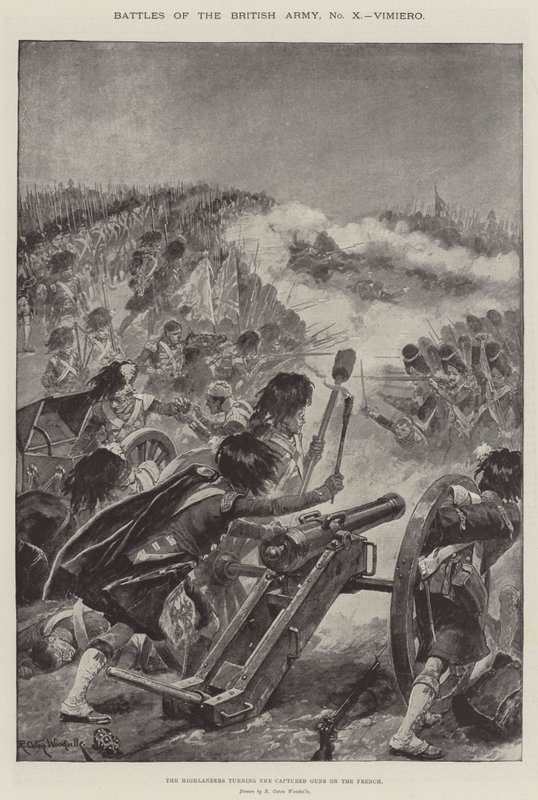 Batalhas do Exército Britânico, Vimiero de Richard Caton Woodville junior