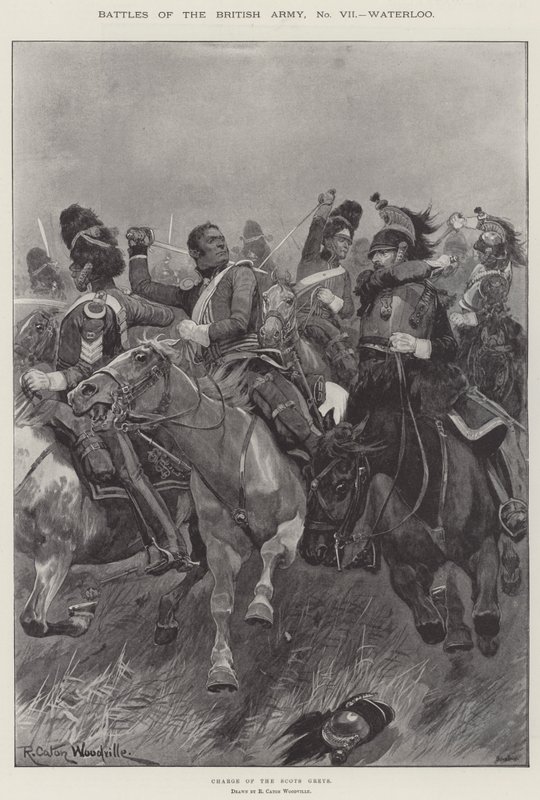 Batalhas do exército britânico, Waterloo de Richard Caton Woodville junior