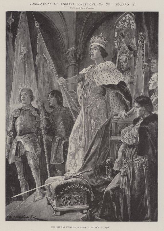 Coroações dos soberanos ingleses, Edward IV de Richard Caton Woodville junior