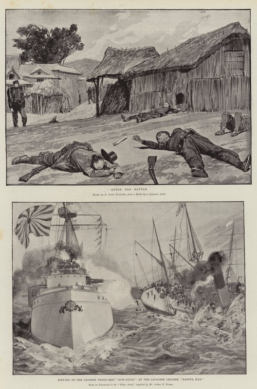 Primeira Guerra Sino-Japonesa de Richard Caton Woodville junior