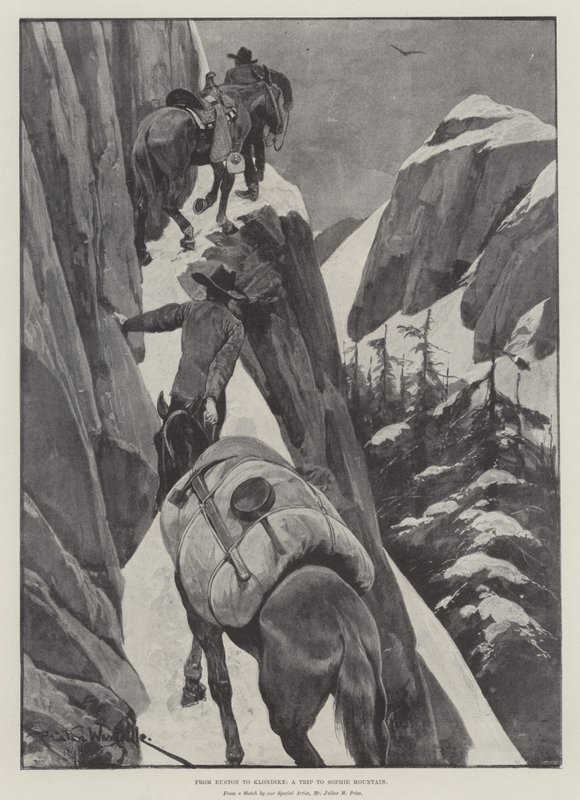 De Euston a Klondike, uma viagem a Sophie Mountain de Richard Caton Woodville junior