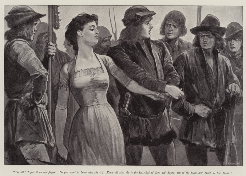 Ilustração para Noemi, por S Baring Gould de Richard Caton Woodville junior