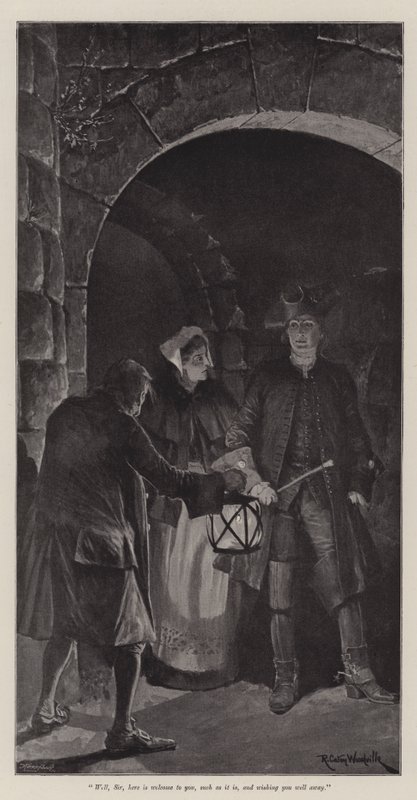 Ilustração para The Great North Road, de Robert Louis Stevenson de Richard Caton Woodville junior