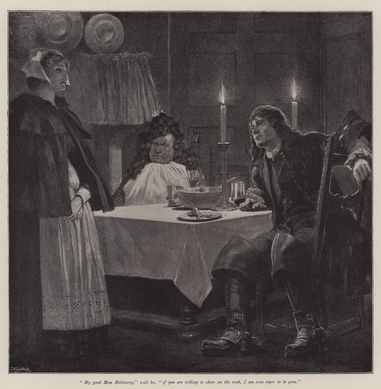 Ilustração para The Great North Road, de Robert Louis Stevenson de Richard Caton Woodville junior