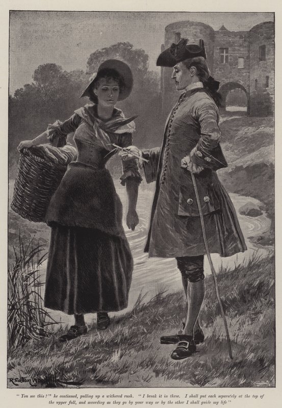 Ilustração para The Great North Road, de Robert Louis Stevenson de Richard Caton Woodville junior