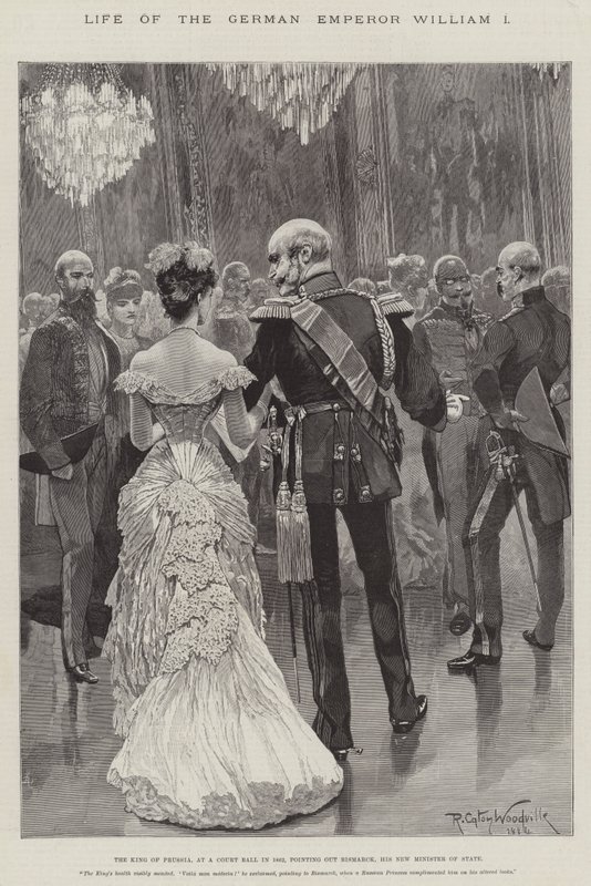 A vida do imperador alemão William I de Richard Caton Woodville junior