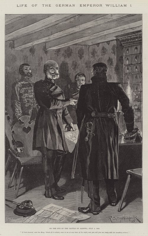 A vida do imperador alemão William I de Richard Caton Woodville junior