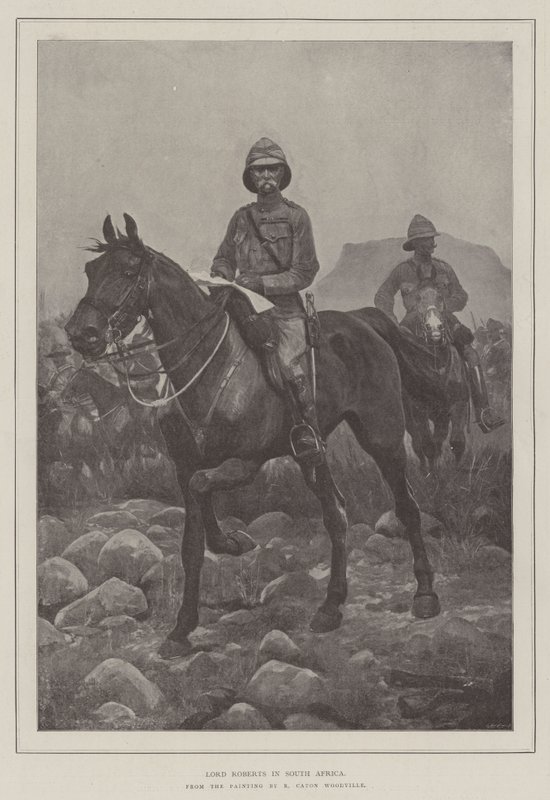 Lord Roberts na África do Sul de Richard Caton Woodville junior