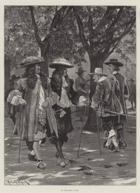 No shopping em 1660 de Richard Caton Woodville junior