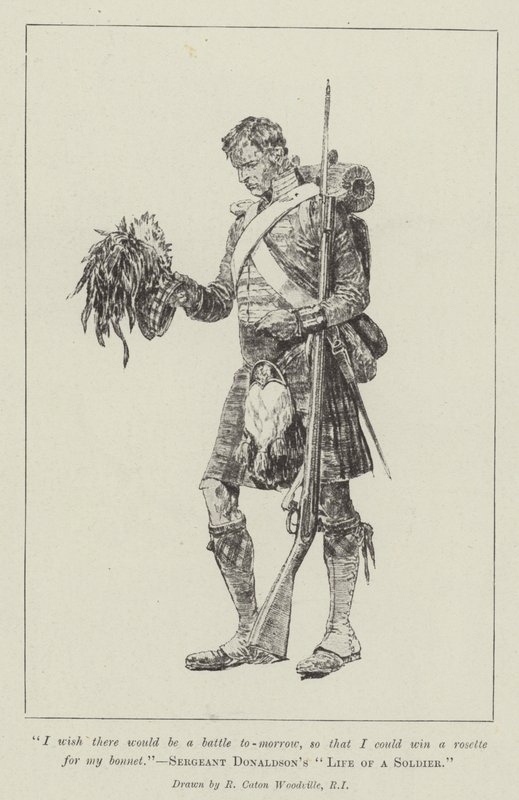 Vida de um soldado do sargento Donaldson de Richard Caton Woodville junior