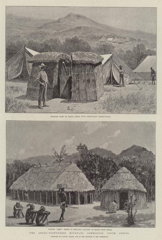 A Comissão de Fronteira Anglo-Portuguesa, África do Sul de Richard Caton Woodville junior