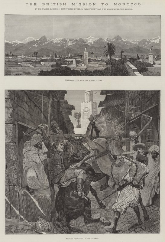A missão britânica a Marrocos de Richard Caton Woodville junior