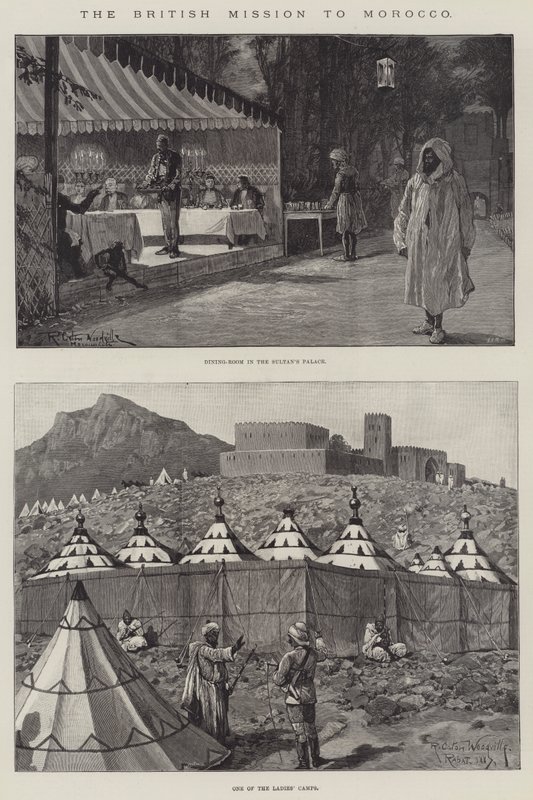 A missão britânica a Marrocos de Richard Caton Woodville junior